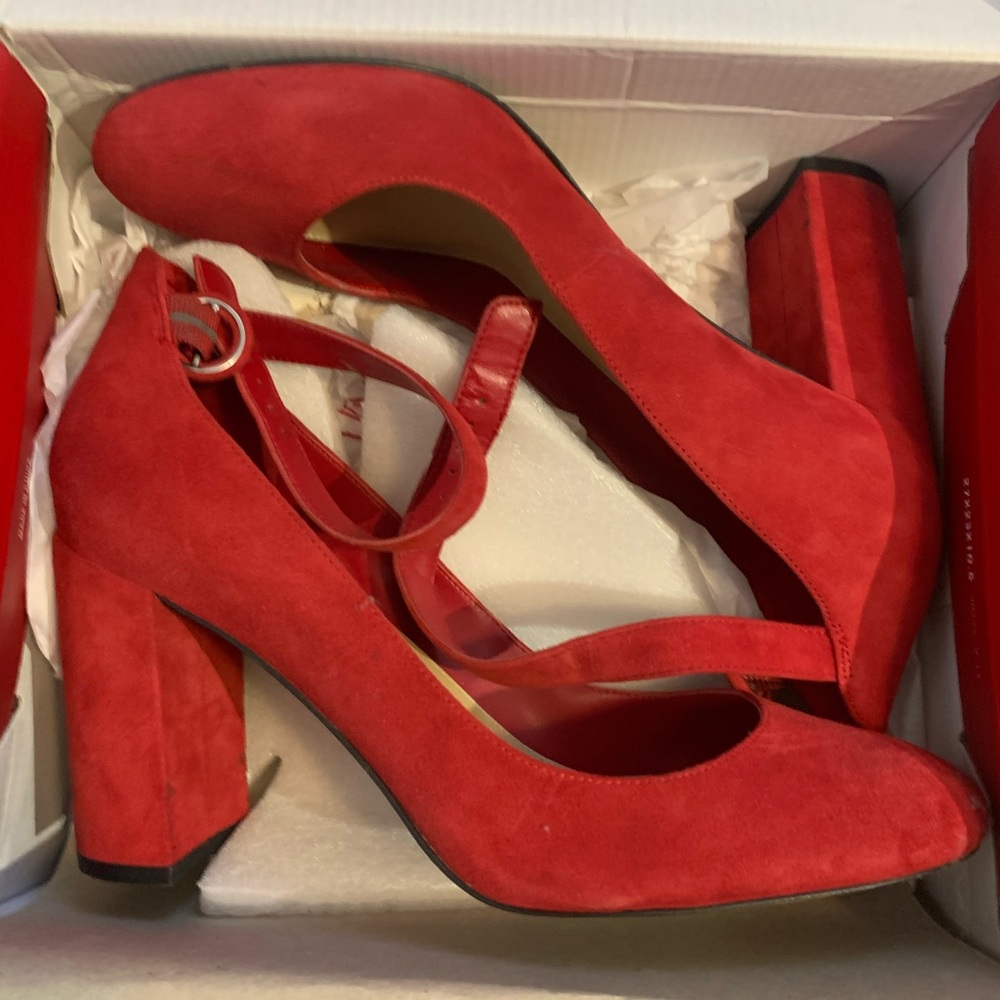 Marc Fisher Red Heels Size 10M
